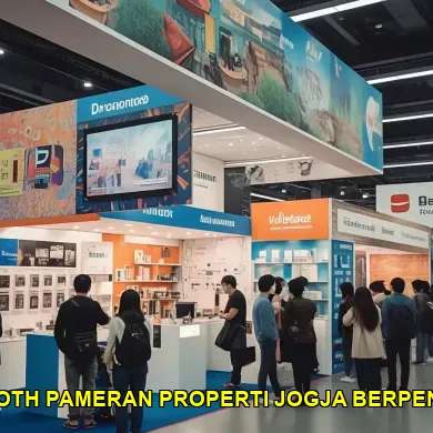 stand booth pameran properti jogja berpengalaman